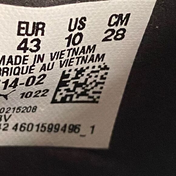 Puma Avant SG Pro Rugby Black Leather Cleats 106714-02 Mens size 10 (a) New - Picture 9 of 10